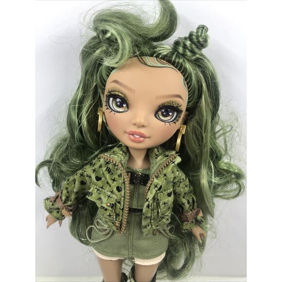 Olivia Woods Rainbow High Doll , Green Camo Outfit Loose - Picture 2 of 16
